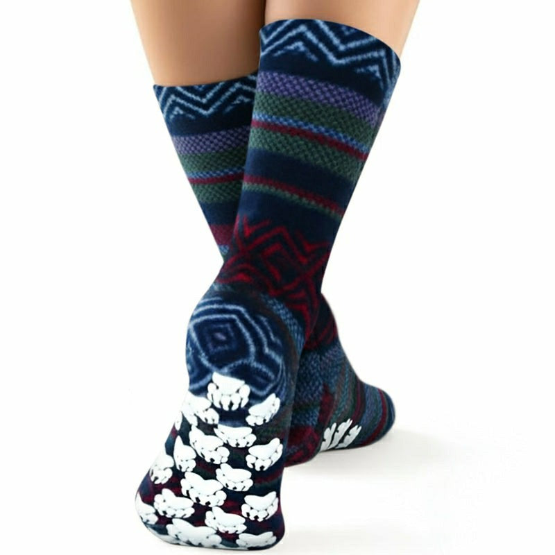 Kids' Nonskid Fleece Socks - Nordic | Plow & Hearth