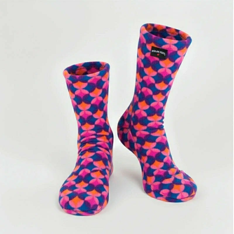 Kids' Fleece Socks - Art Deco | Plow & Hearth