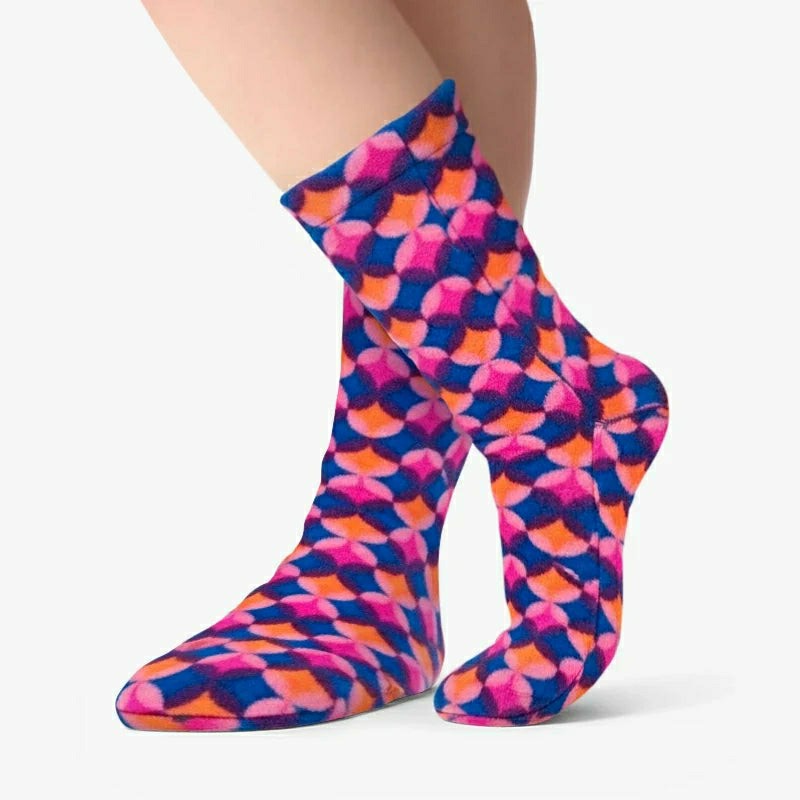 Kids' Fleece Socks - Art Deco | Plow & Hearth