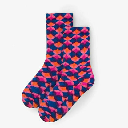 Kids' Fleece Socks - Art Deco | Plow & Hearth