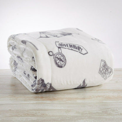 Sherpa Throw Blanket - Hudson Collection | Plow & Hearth