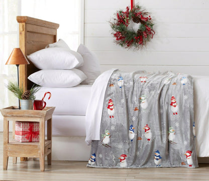 Velvet Throw Blanket - Pearl Collection | Plow & Hearth