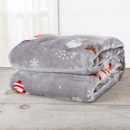 Velvet Throw Blanket - Pearl Collection | Plow & Hearth