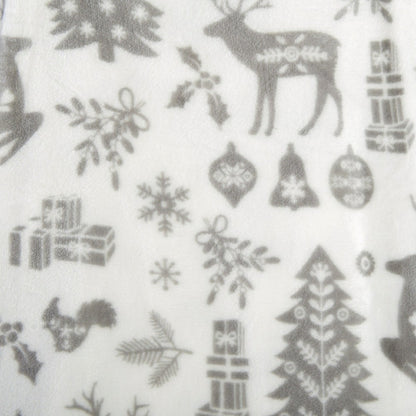 Velvet Throw Blanket - Pearl Collection | Plow & Hearth