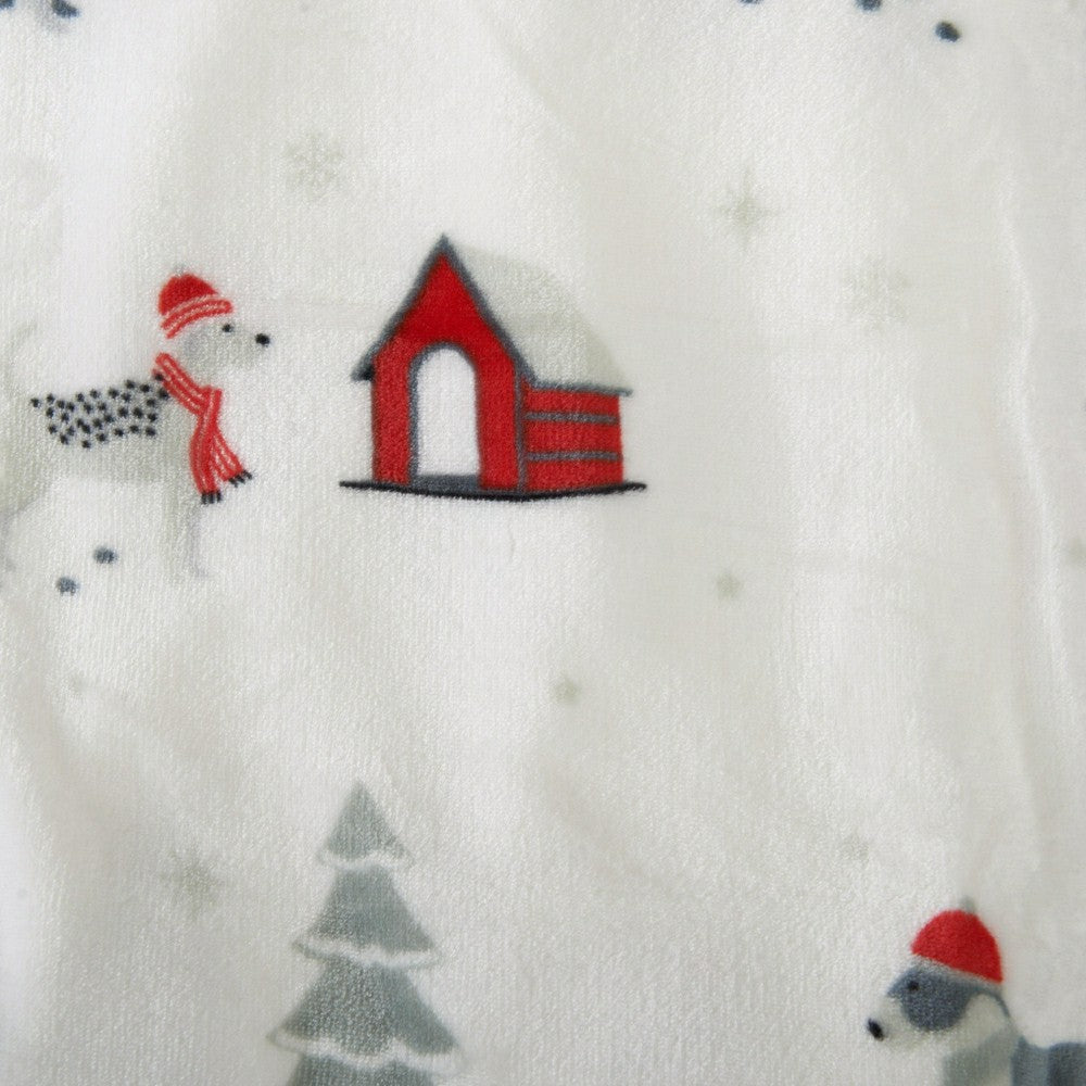Velvet Throw Blanket - Pearl Collection | Plow & Hearth