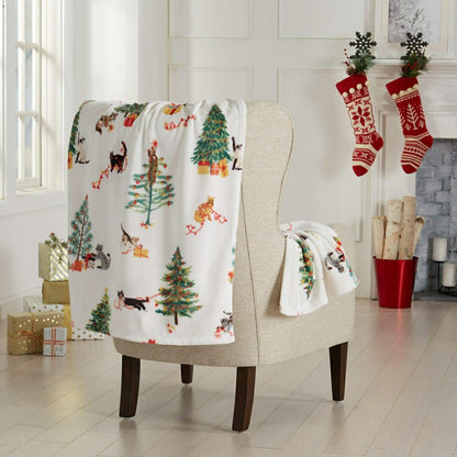 Velvet Throw Blanket - Pearl Collection | Plow & Hearth