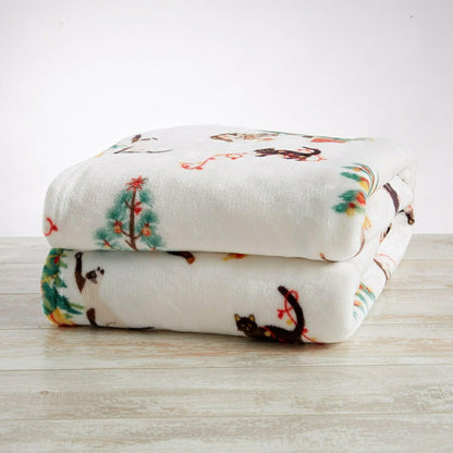 Velvet Throw Blanket - Pearl Collection | Plow & Hearth