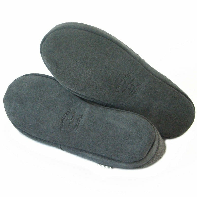 Polar Feet Women's Snugs - Grey Berber | Plow & Hearth