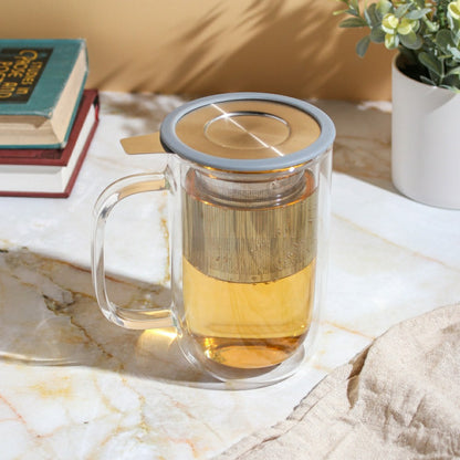 Perfect Tea Mug with Infuser/Lid | Plow & Hearth