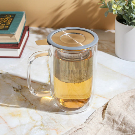 Perfect Tea Mug with Infuser/Lid | Plow & Hearth