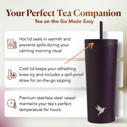 Hot & Cold Tea Tumbler | Plow & Hearth