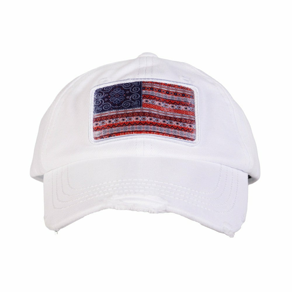 Americana BOHO by JG, Flag Hat | Plow & Hearth