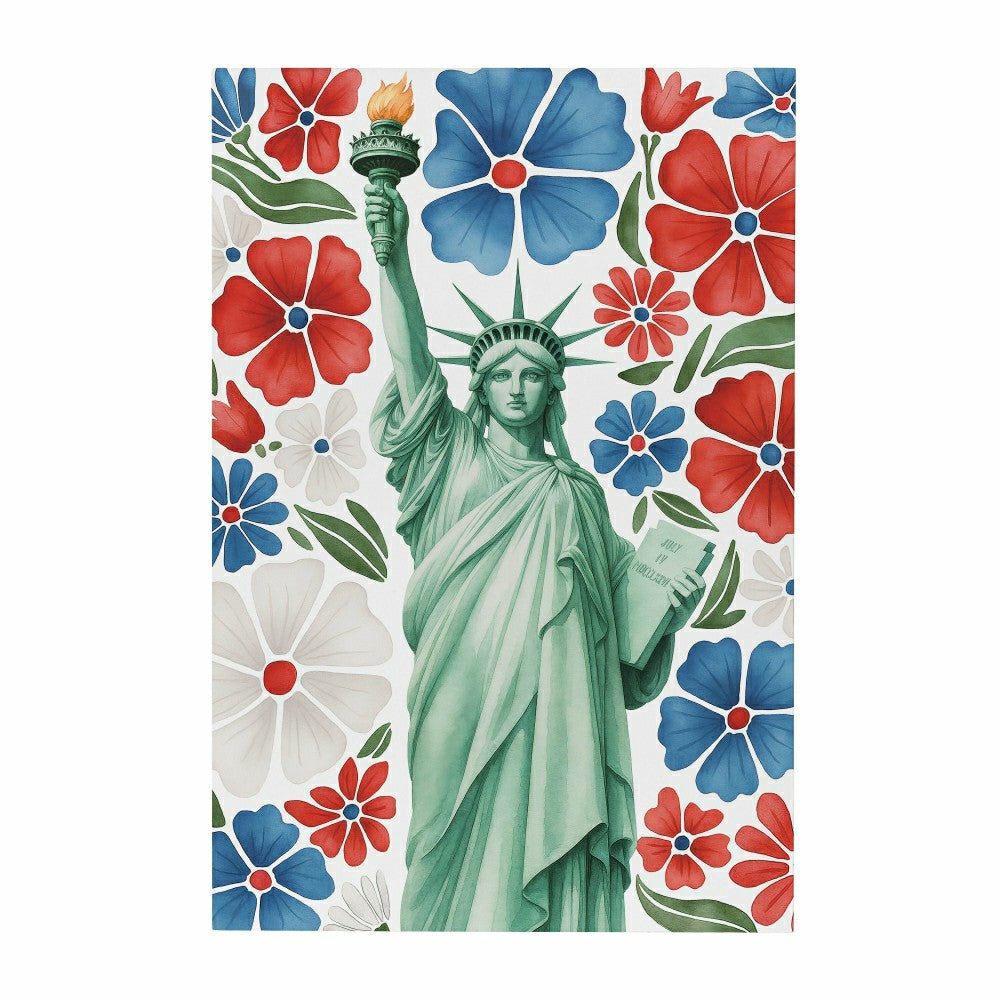 Red White & Bloom Indoor Wood Wall Décor, Statue of Liberty 24"x16" | Plow & Hearth