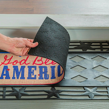 Patriotic Door Decor and Sassafras Mat Set | Plow & Hearth