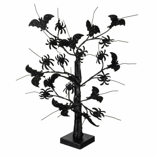 Bat and Spider Tree LED Table Décor, 20"H | Plow & Hearth