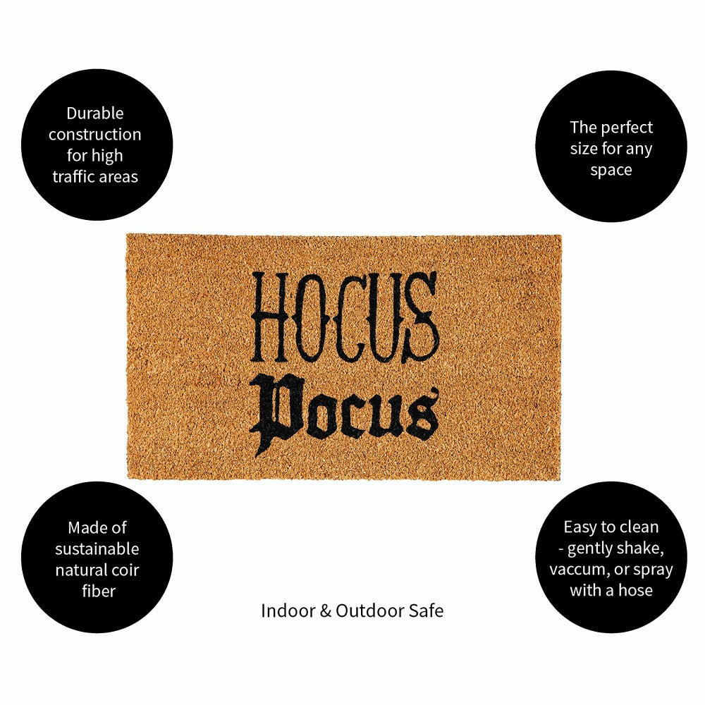 Halloween Greeting Coir Mat, Hocus Pocus | Plow & Hearth