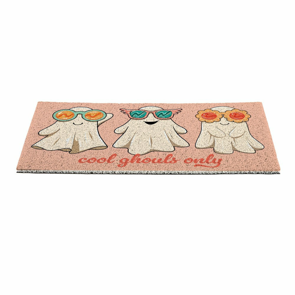 Summerween Cool Ghouls Only PVC Mat, 28"x16” | Plow & Hearth