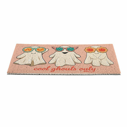 Summerween Cool Ghouls Only PVC Mat, 28"x16” | Plow & Hearth