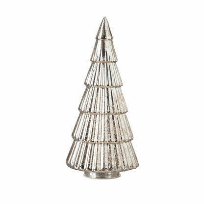 Glimmering Glass LED Holiday Trees, Set of 5 | Plow & Hearth