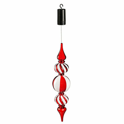 Indoor/Outdoor Shatterproof Lighted Large Tiered Swirl Ornament | Plow & Hearth