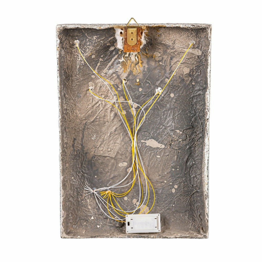 Heartfelt Cheer Indoor Wall Decor, LED MGO Textured Wall, Snowman with | Plow & Hearth