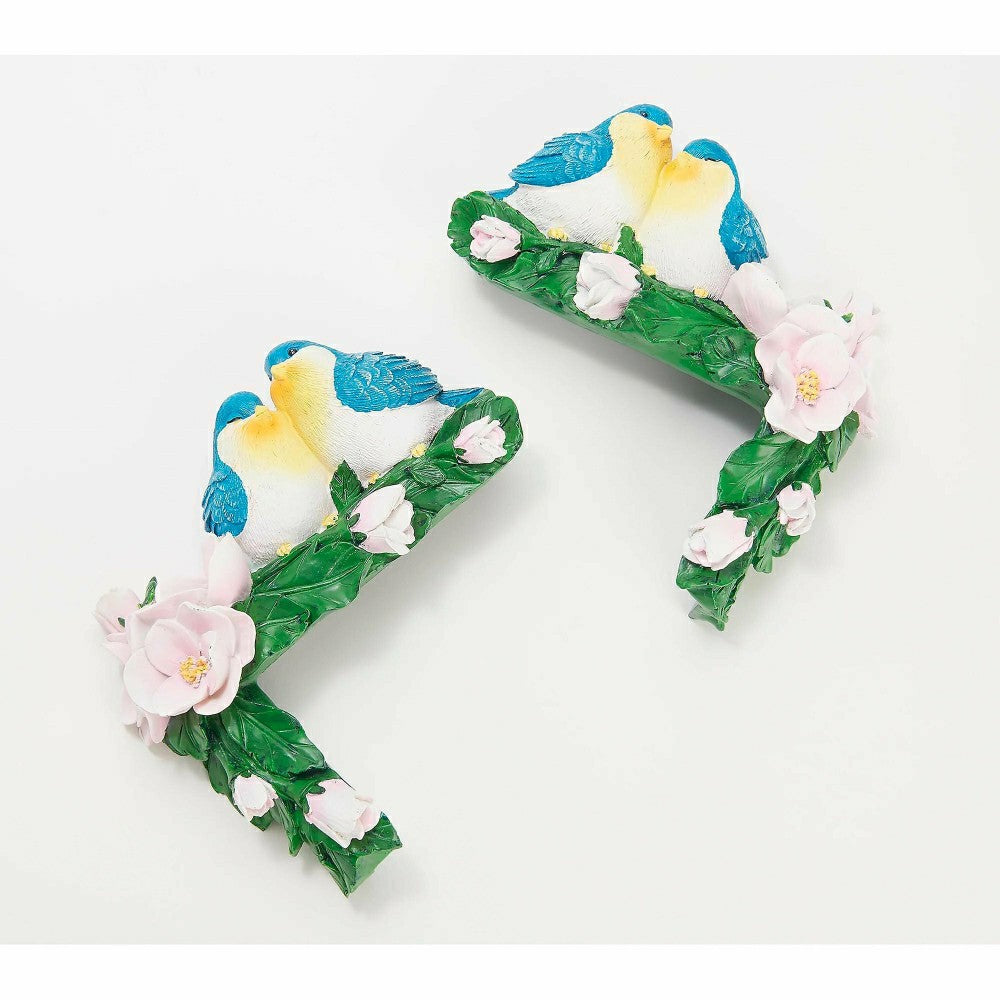 Set of 2 Door Corners, Blue Birds | Plow & Hearth