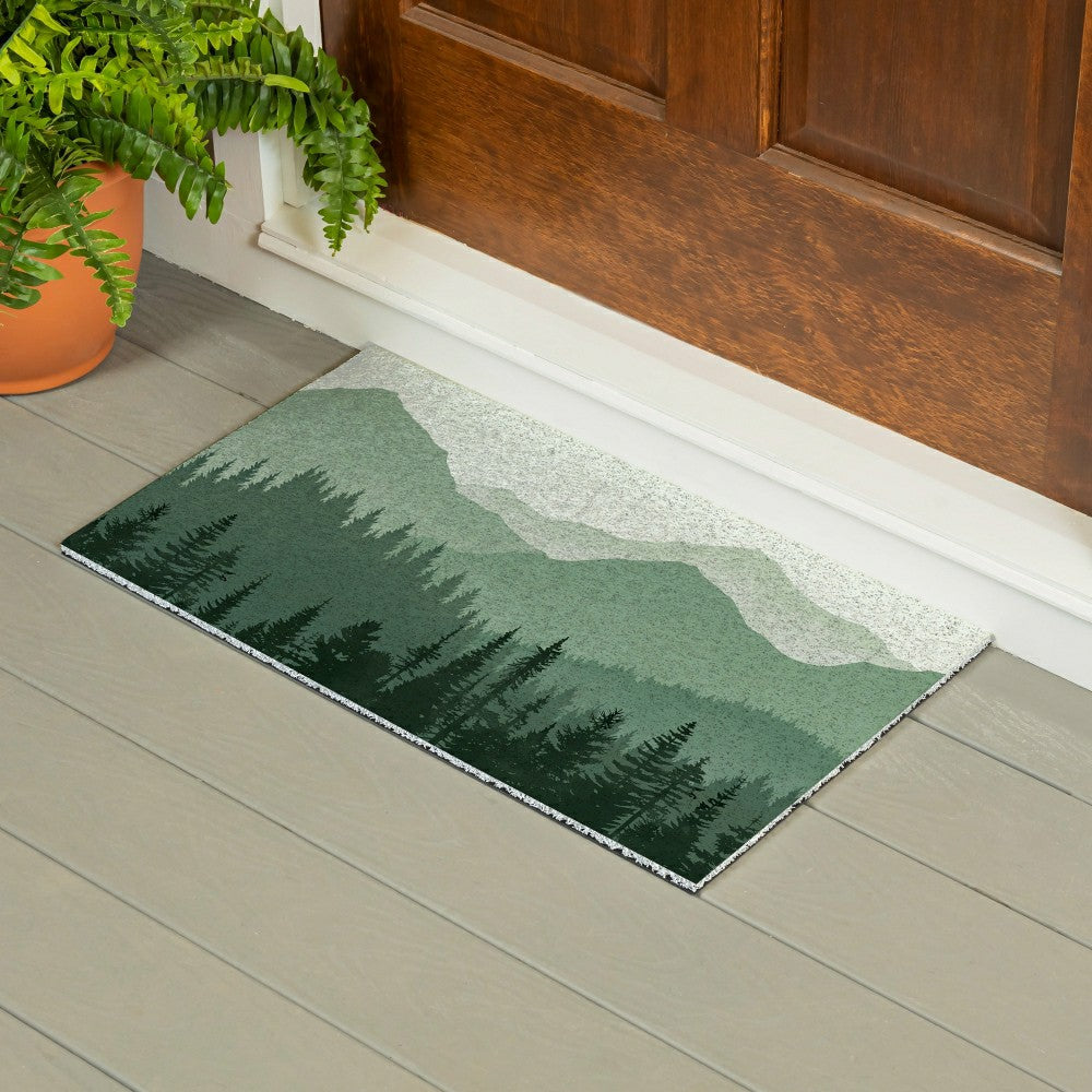 EG Studio Northwoods Black Bear PVC Mat (28x16) | Plow & Hearth