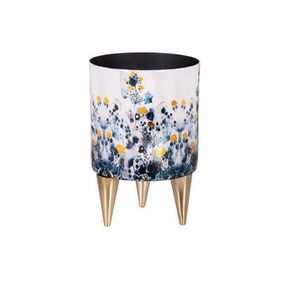 VivaStyle Gilded Meadow Planter with Gold Feet, Planter with Stand, Se | Plow & Hearth