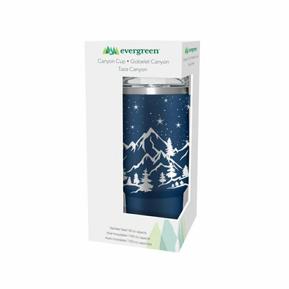 Tumbler Canyon Cup Double Wall Stainless Steel, Mountains, 40oz, Gift  | Plow & Hearth