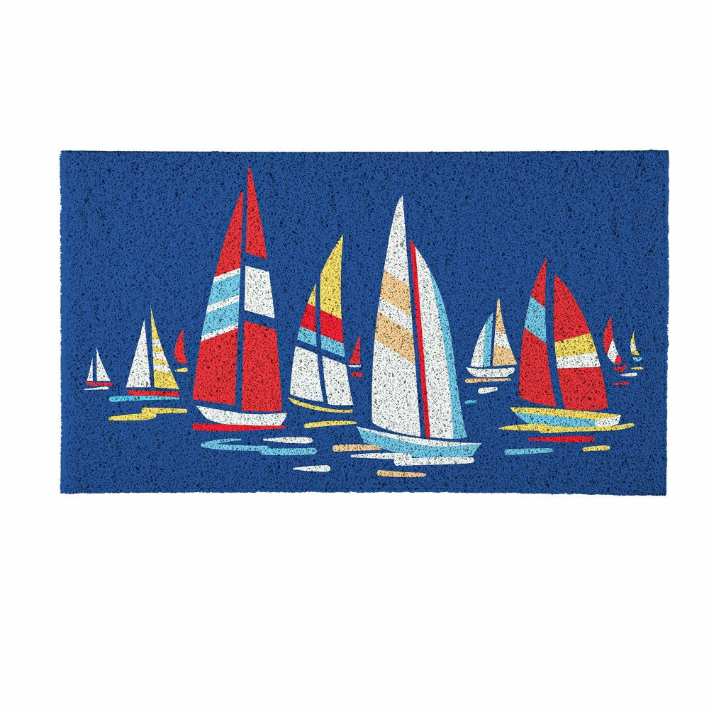 EG Studio Palm Beach Coastal PVC Mat (28x16) | Plow & Hearth