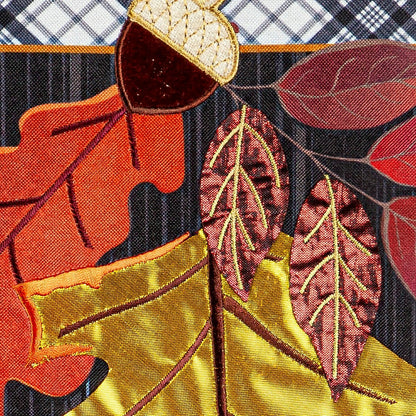 Welcome Autumn Linen Garden Flag | Plow & Hearth