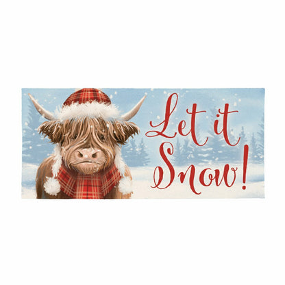 22X10” FLOCKED COIRSASSAFRAS MAT | Plow & Hearth