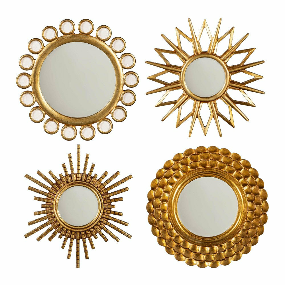Gold Mirrors, Set of 4 | Plow & Hearth
