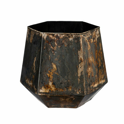 Hexagon Metal Planter, Nested Set of 2 | Plow & Hearth