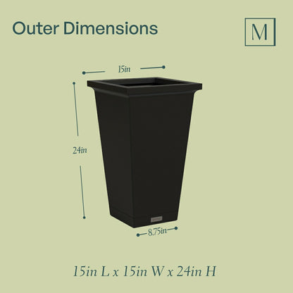Evolve Tall Planter | Plow & Hearth