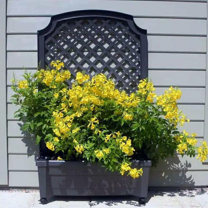 Self-Watering Garden Planter with Trellis | Plow & Hearth