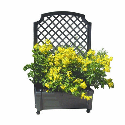 Self-Watering Garden Planter with Trellis | Plow & Hearth