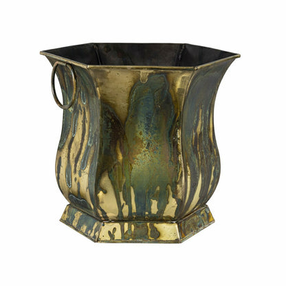 What She Shed Hexagon Planter, Metal, Set of 2 | Plow & Hearth