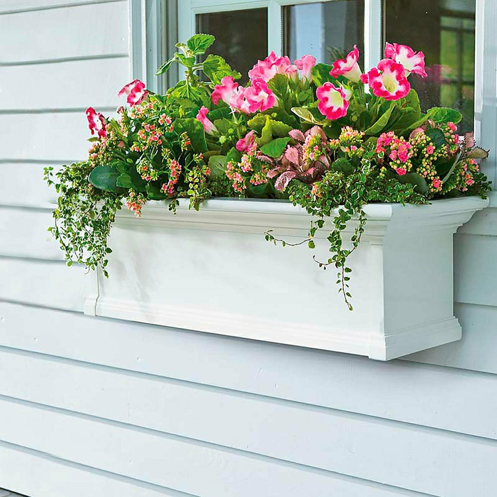 Yorkshire Self-Watering Window Box, 4'L | Plow & Hearth