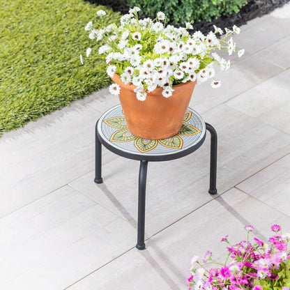 Set of 3 Mosaic Plant Stands | Plow & Hearth