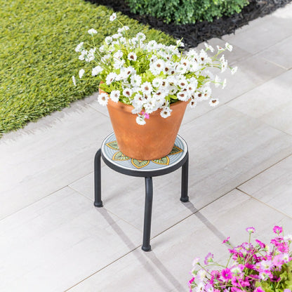 Set of 3 Mosaic Plant Stands | Plow & Hearth