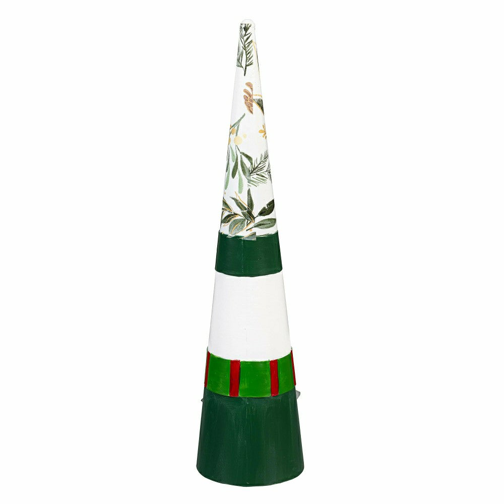 Santa and Snowman Metal Garden Statue, 18.7" H, Set of 2 | Plow & Hearth