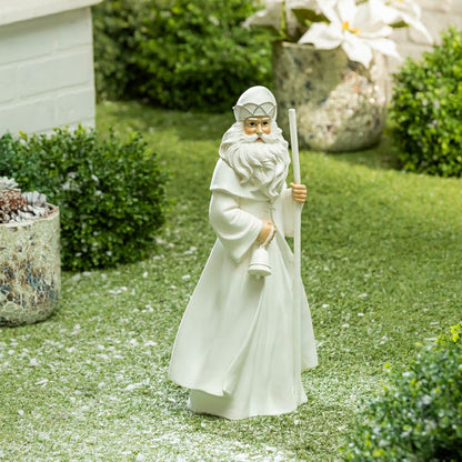 Season to Sparkle Garden Statue, Resin Garden Statue, Saint Nick, 20"H | Plow & Hearth