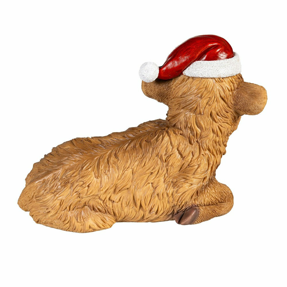 Holly Homestead Garden Statue, Resin Statue, Highland Cow, 7.5"H | Plow & Hearth