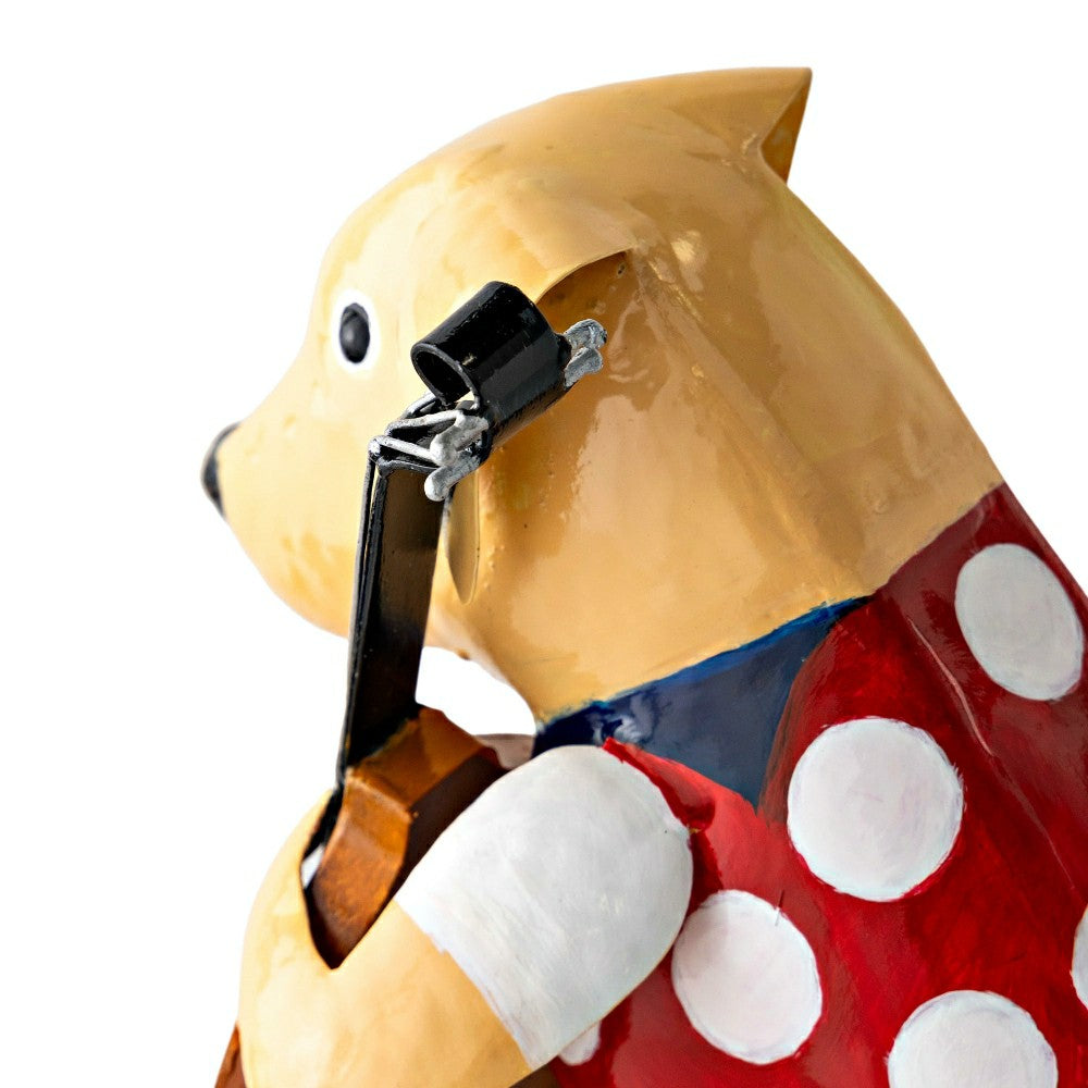 Metal Patriotic Dog Statue with Instrument | Plow & Hearth