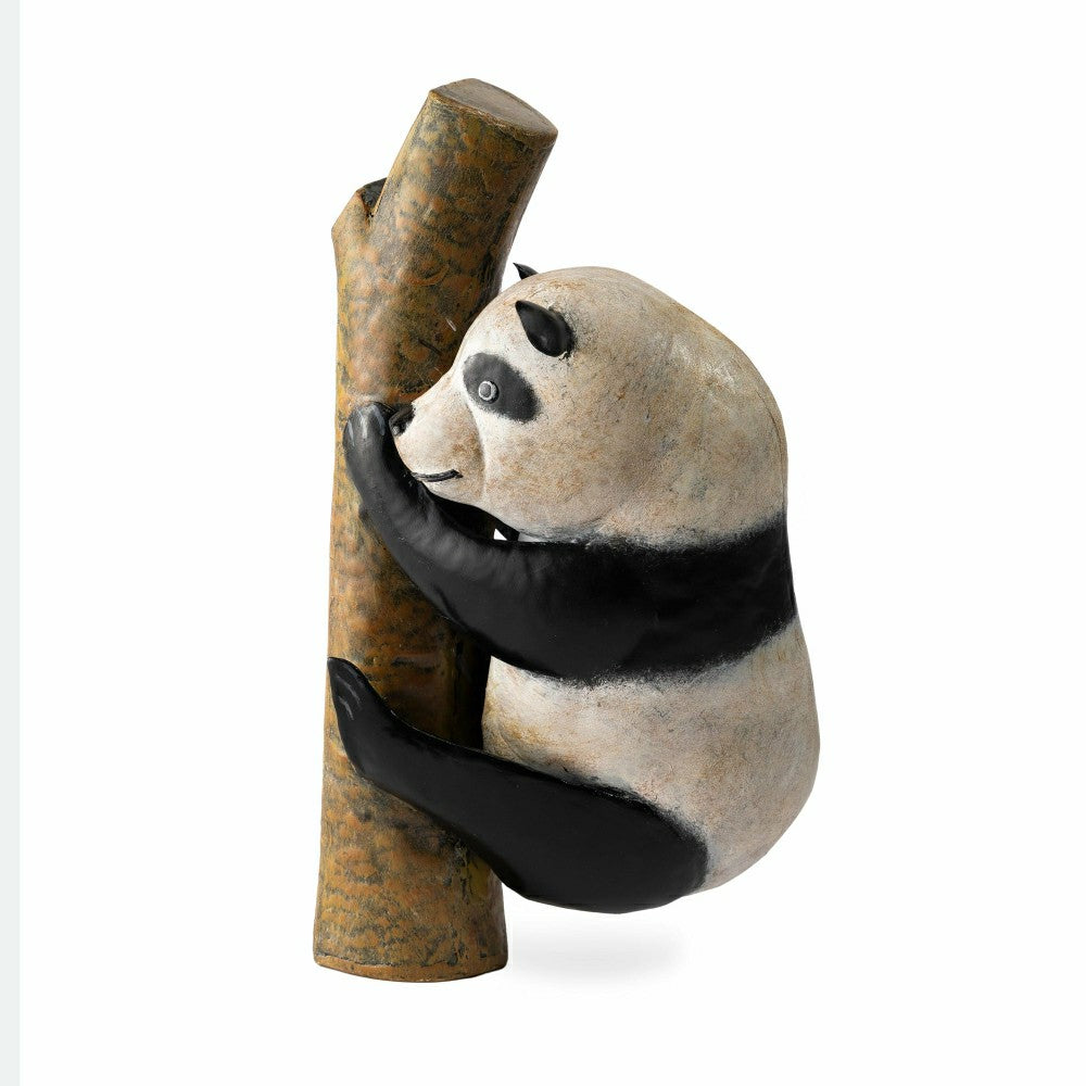 Metal Panda on Branch Tree/Wall Hanger | Plow & Hearth