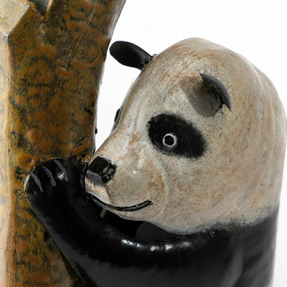 Metal Panda on Branch Tree/Wall Hanger | Plow & Hearth