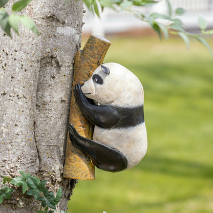 Metal Panda on Branch Tree/Wall Hanger | Plow & Hearth