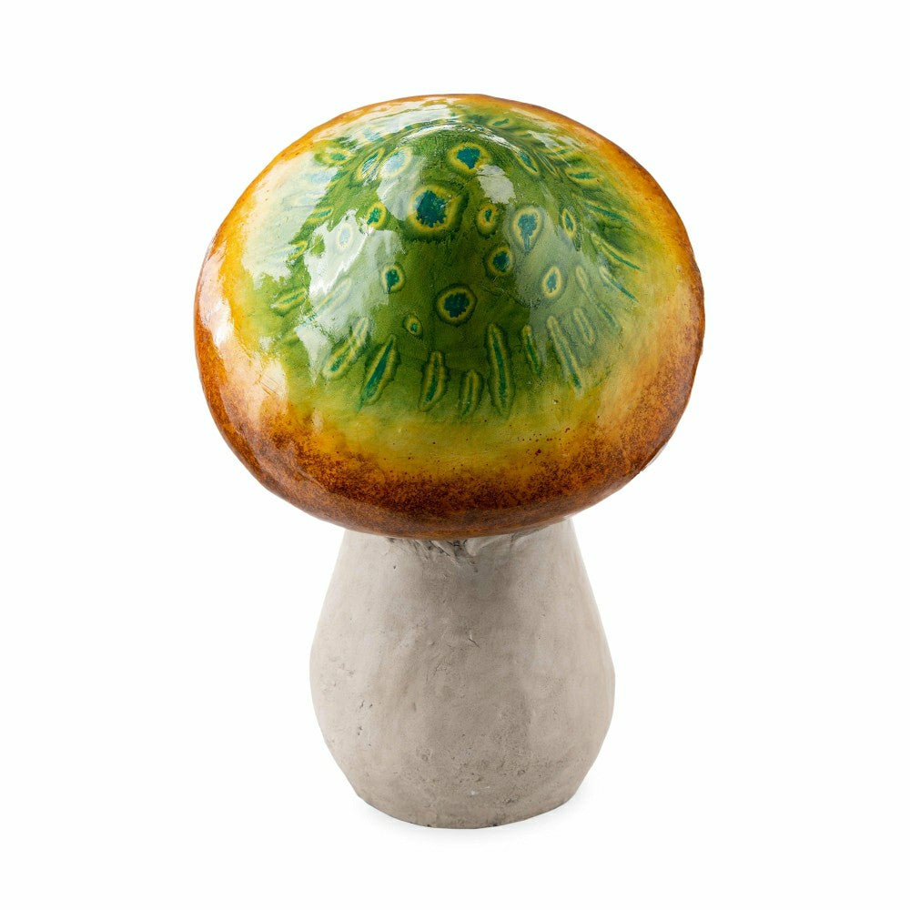 Ceramic Mushroom Man Statue | Plow & Hearth