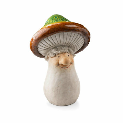 Ceramic Mushroom Man Statue | Plow & Hearth